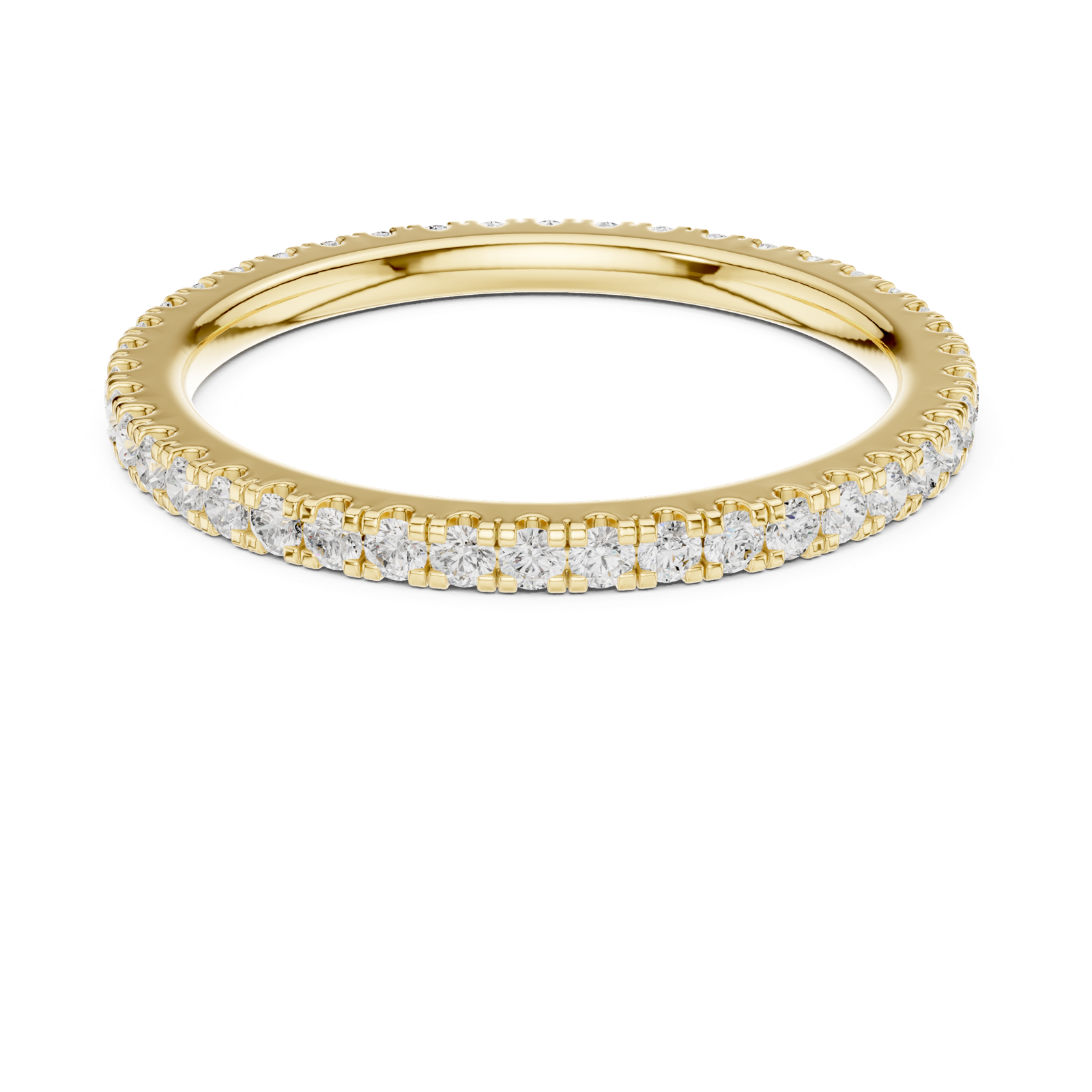 Gold Ring DDLR-603, Yellow Gold, view 4