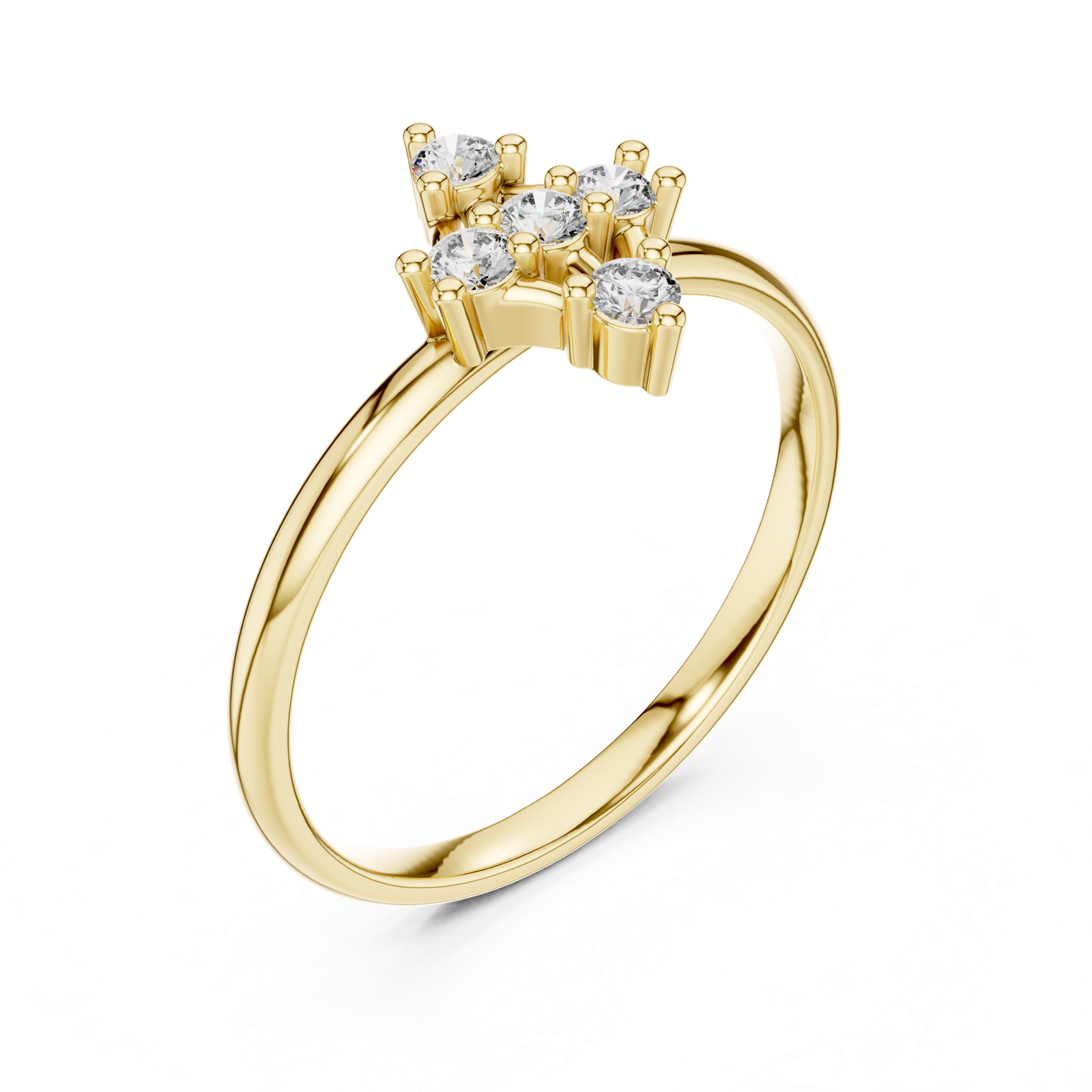 Gold Ring 1 (450), Yellow Gold, view 2
