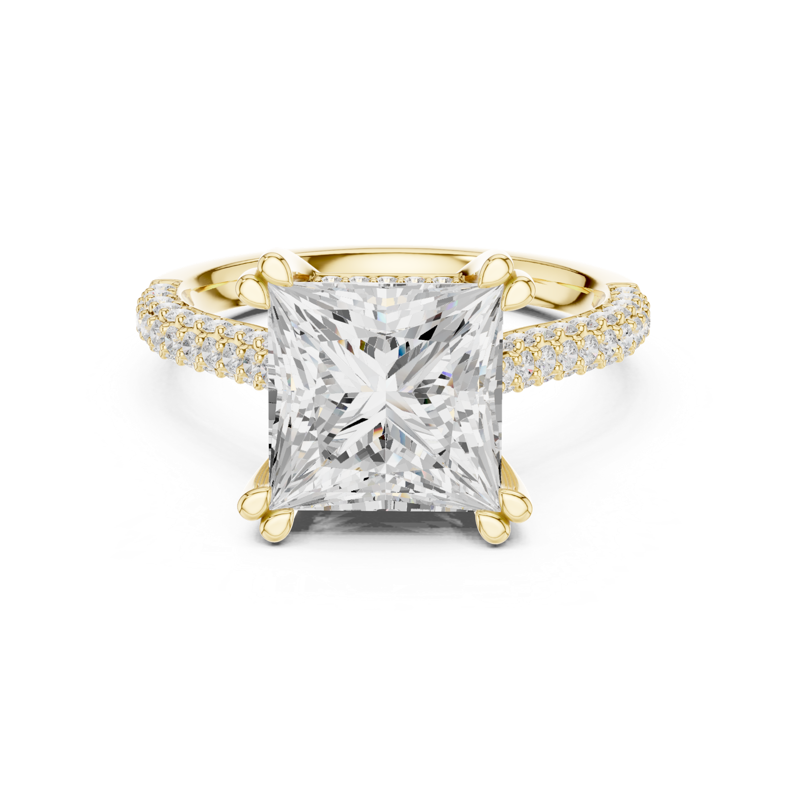 Gold Ring DDLR-958, Yellow Gold