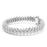 Gold Bracelet FBR0138, White Gold, view 1