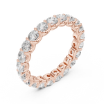 Gold Ring DDLR-658, Rose Gold, view 2