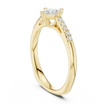 Gold Ring DDLR-518, Yellow Gold, view 1