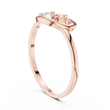 Gold Ring DR-6209, Rose Gold, view 1