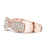 Gold Ring LR-0094, Rose Gold, view 3