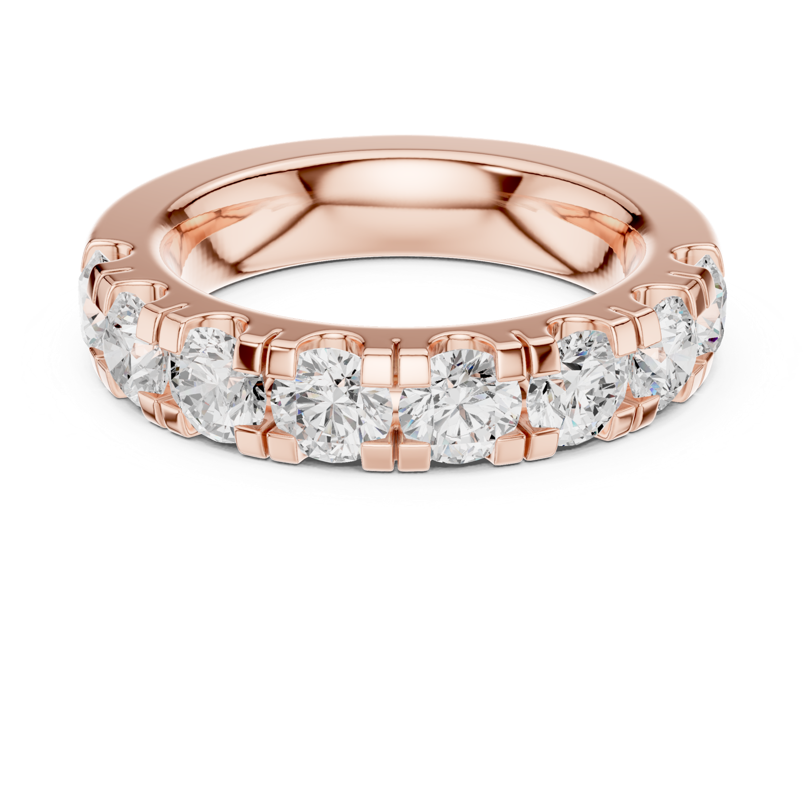 Gold Ring DDLR-602, Rose Gold, view 4