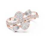 Gold Ring HLR -58, Rose Gold