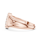 Gold Ring LR-01 (43), Rose Gold, view 3