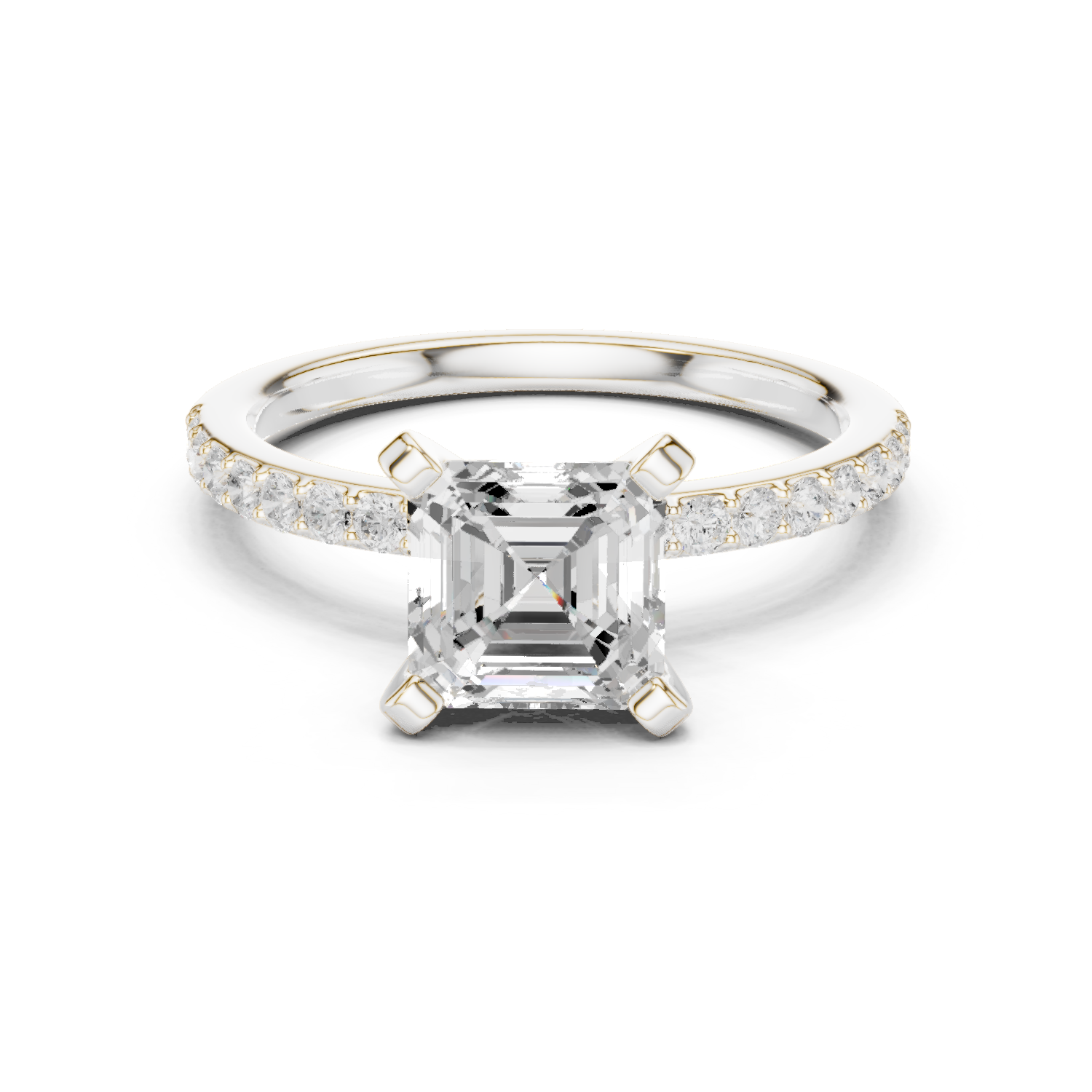 Gold Ring DDLR-884, White Gold