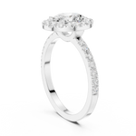 Gold Ring DDLR-1054, White Gold