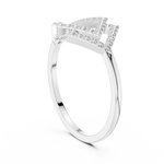 Gold Ring DR-6315, White Gold