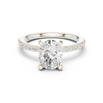 Gold Ring DDLR-888, White Gold