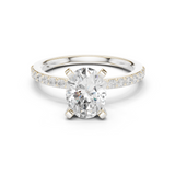 Gold Ring DDLR-888, White Gold