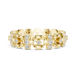 Gold Ring R33, Yellow Gold, view 3