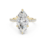 Gold Ring DDLR-1026, Yellow Gold, view 4