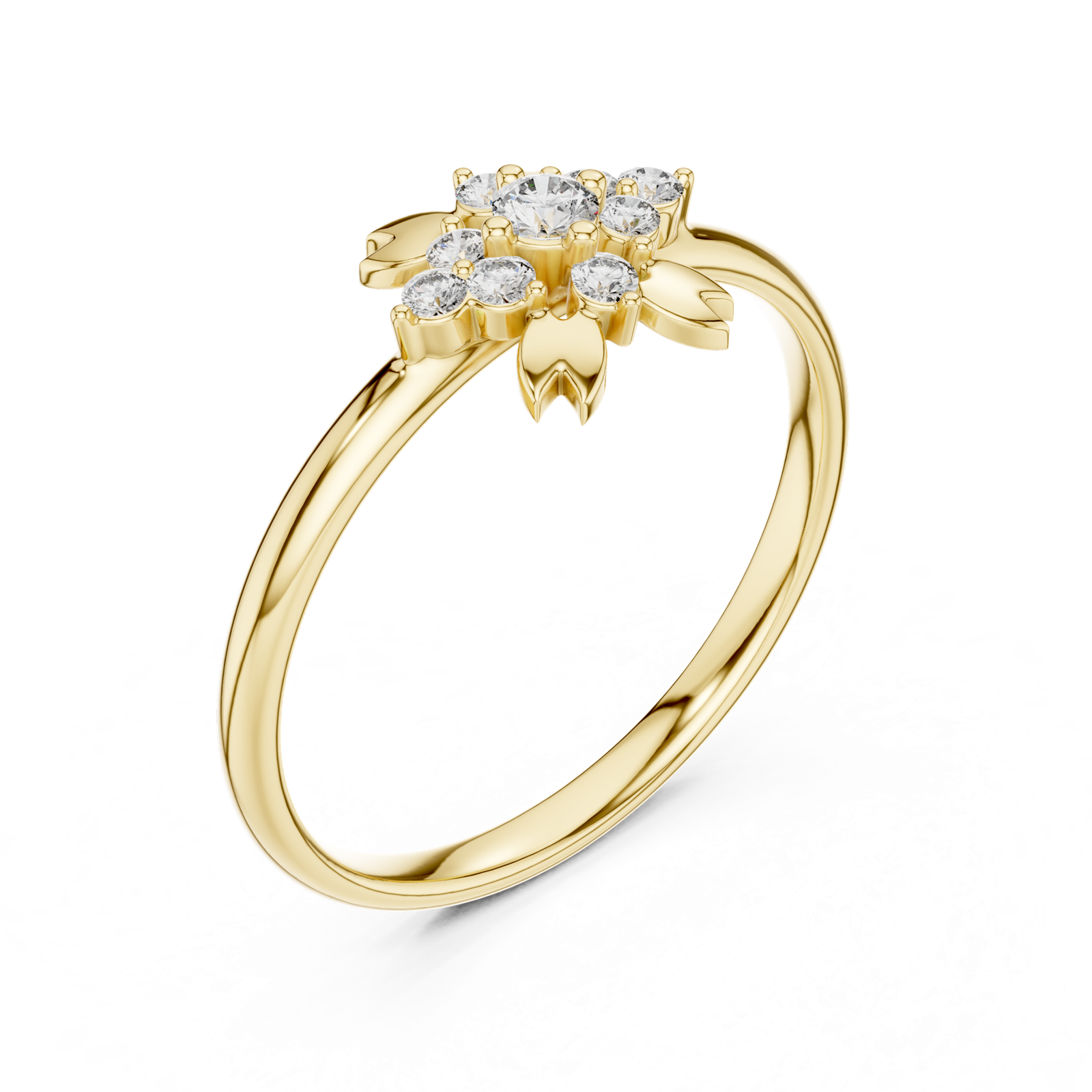 Gold Ring 1 (347), Yellow Gold, view 2