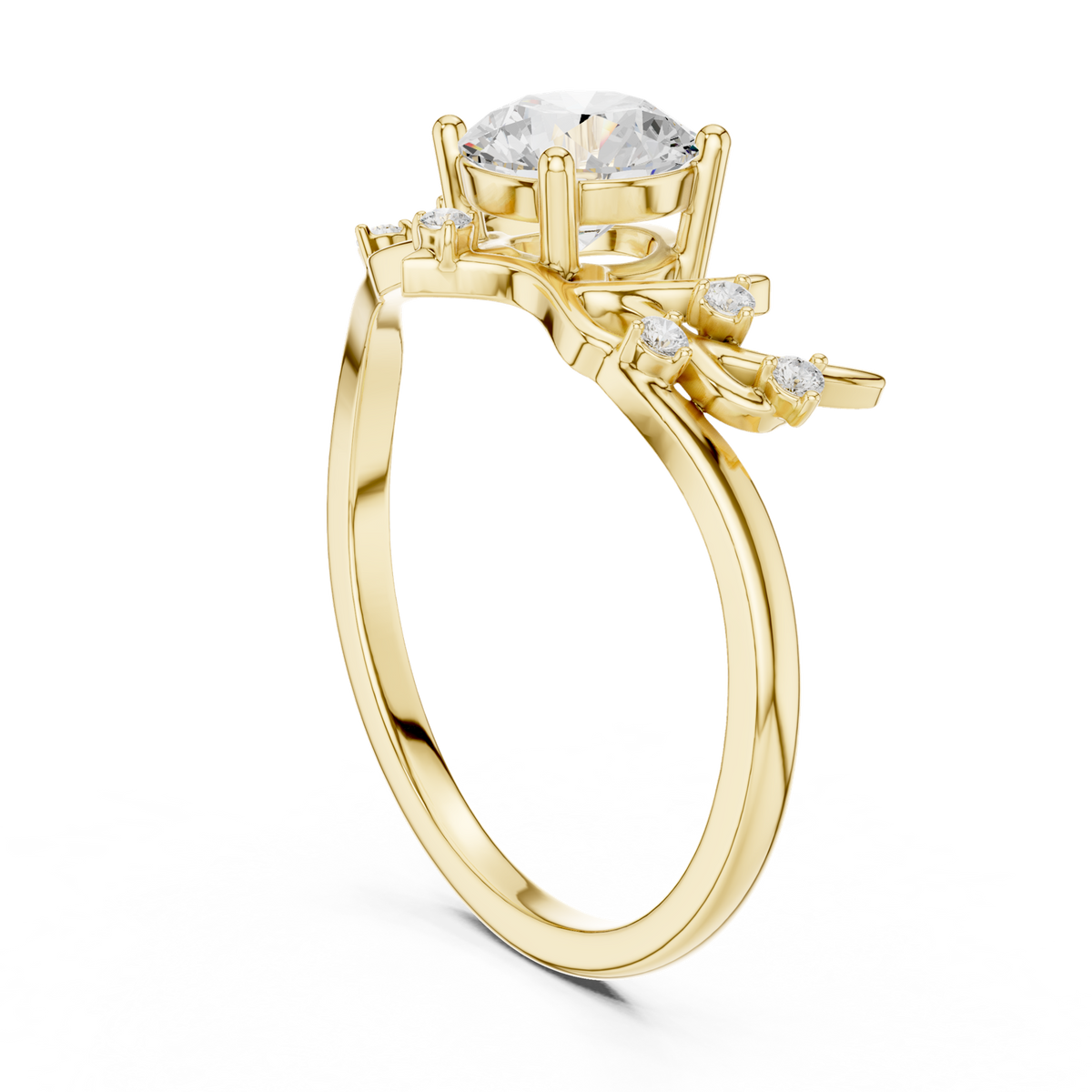 Gold Ring SBWR(33), Yellow Gold, view 1