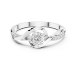 Gold Ring DDLR-836, White Gold, view 4