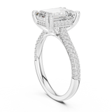 Gold Ring DDLR-954, White Gold, view 1