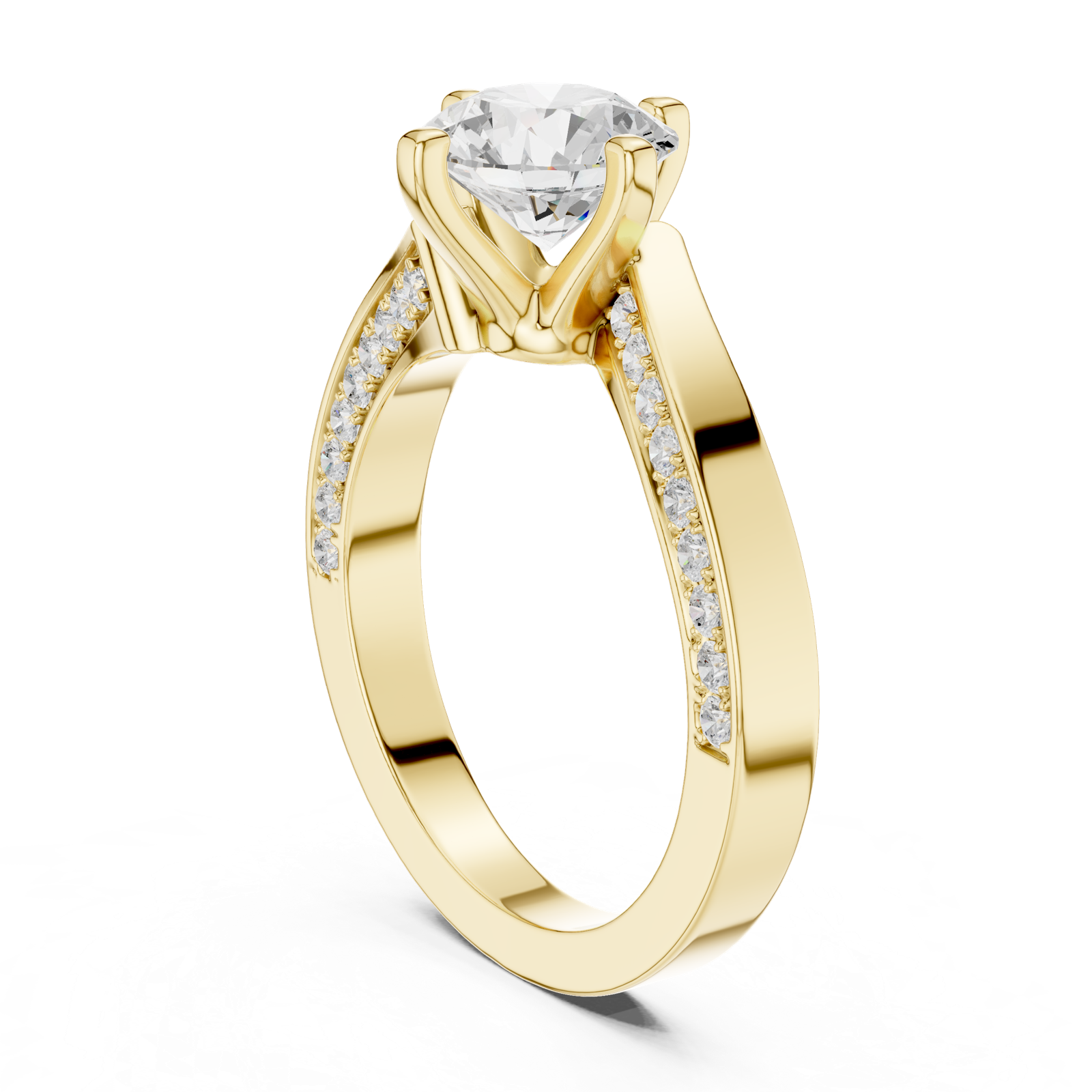 Gold Ring DDLR-435, Yellow Gold