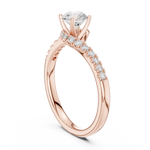 Gold Ring LR-0320, Rose Gold, view 1