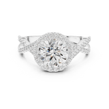 Gold Ring DDLR-152, White Gold, view 4