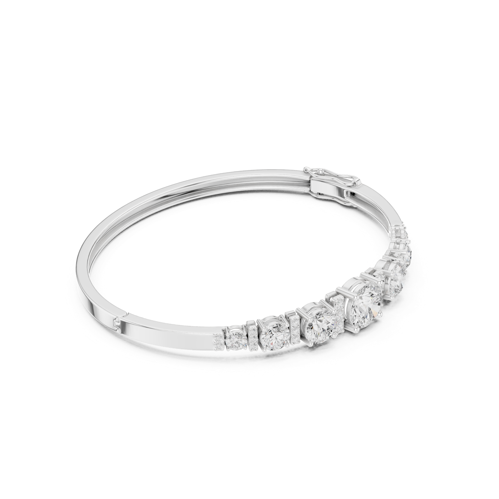 Gold Bracelet SBWB (23), White Gold, view 1