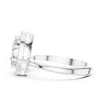 Gold Ring DDLR-531, White Gold, view 3