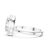 Gold Ring DDLR-531, White Gold, view 3