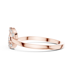 Gold Ring DR-6298, Rose Gold, view 3