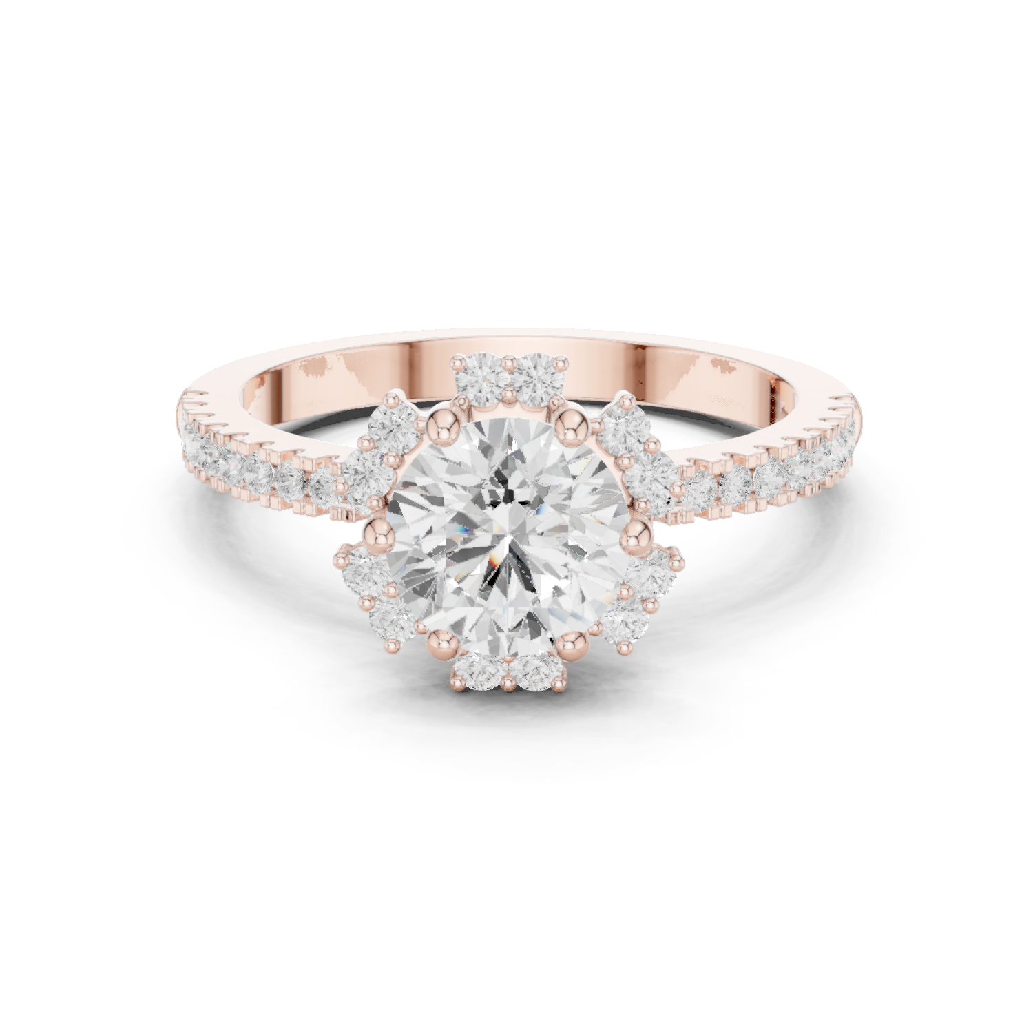 Gold Ring DDLR-324, Rose Gold