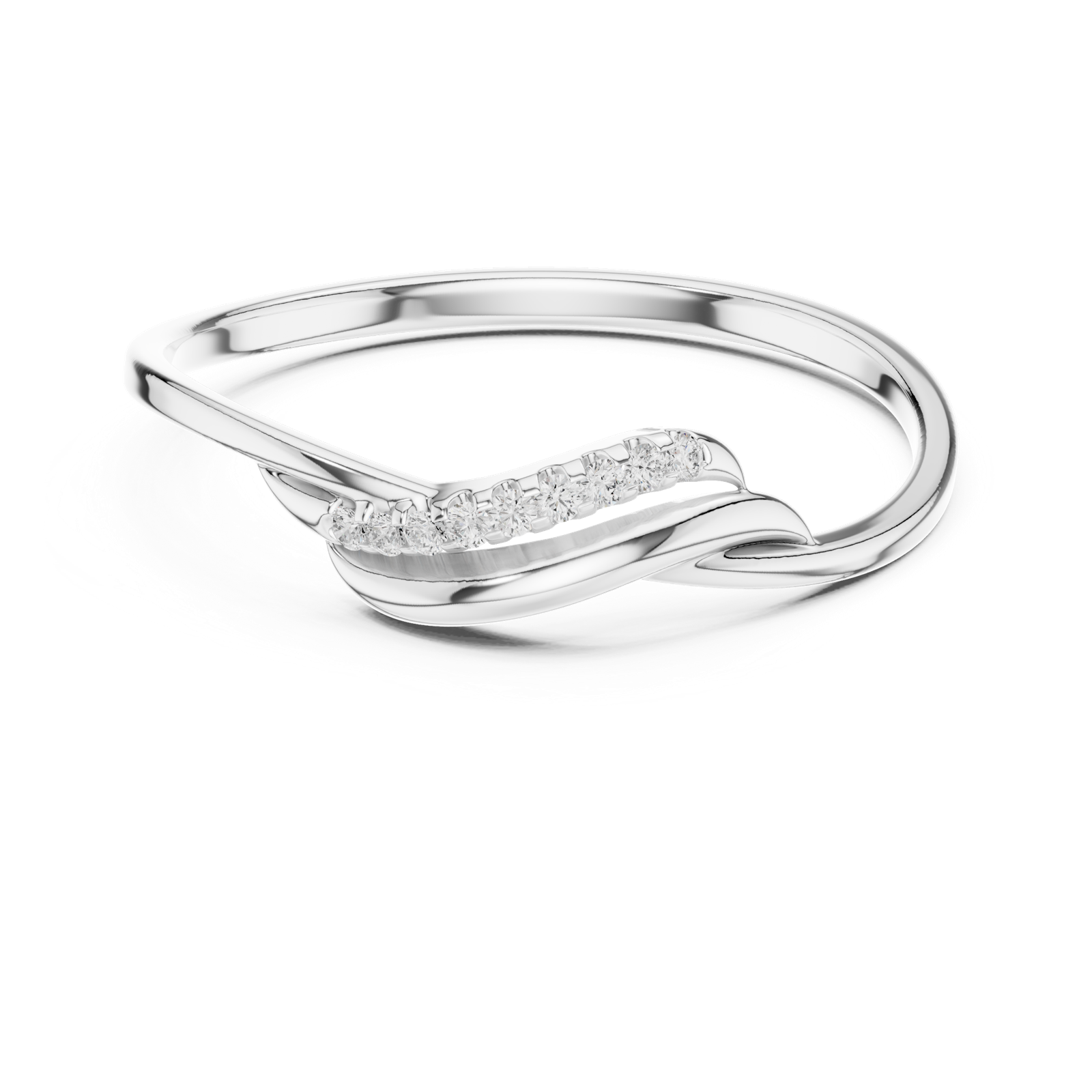 Gold Ring 1 (138), White Gold, view 4