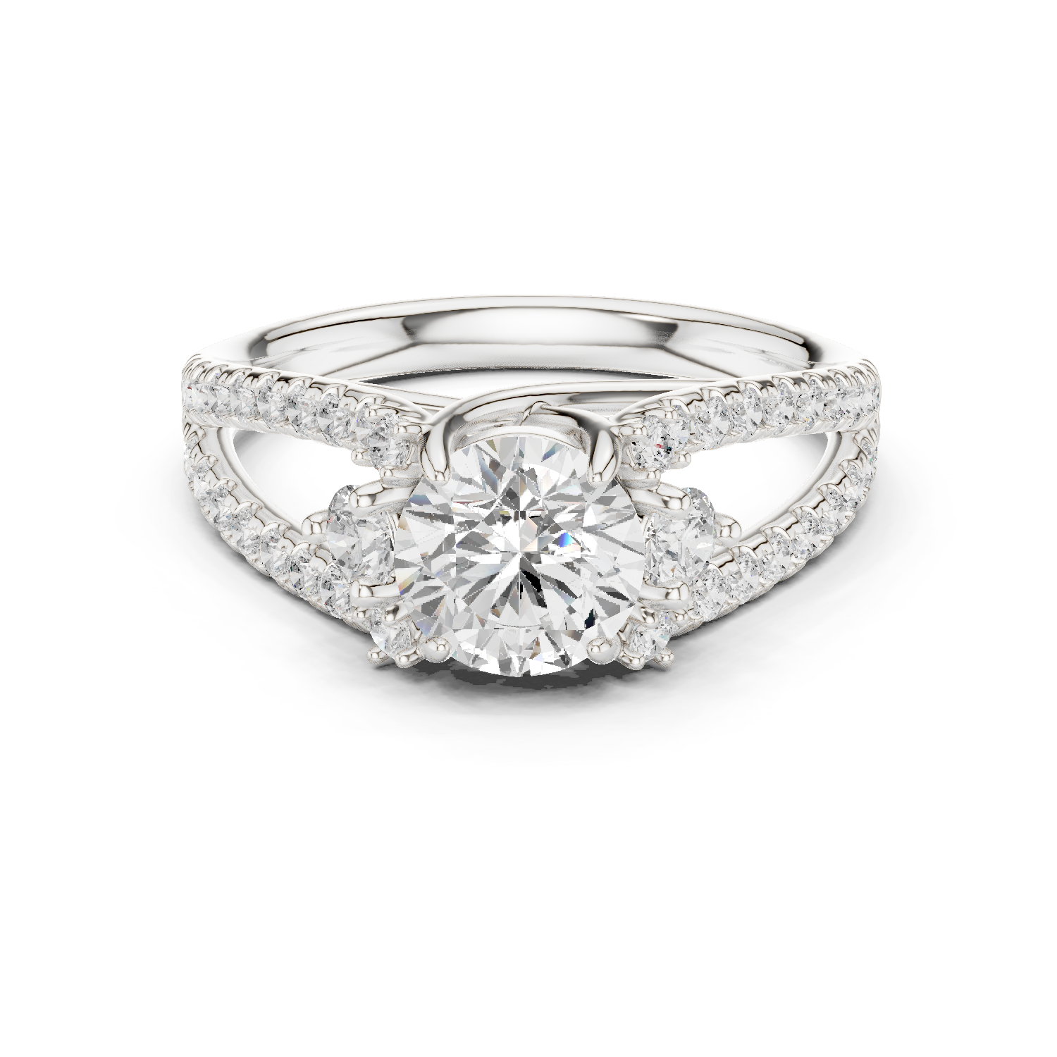 Gold Ring DDLR-794, White Gold