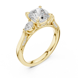 Gold Ring DDLR-284, Yellow Gold, view 2