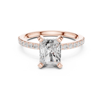 Gold Ring DDLR-891, Rose Gold, view 4