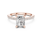 Gold Ring DDLR-891, Rose Gold, view 4