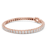 Gold Bracelet FBR0029, Rose Gold, view 1