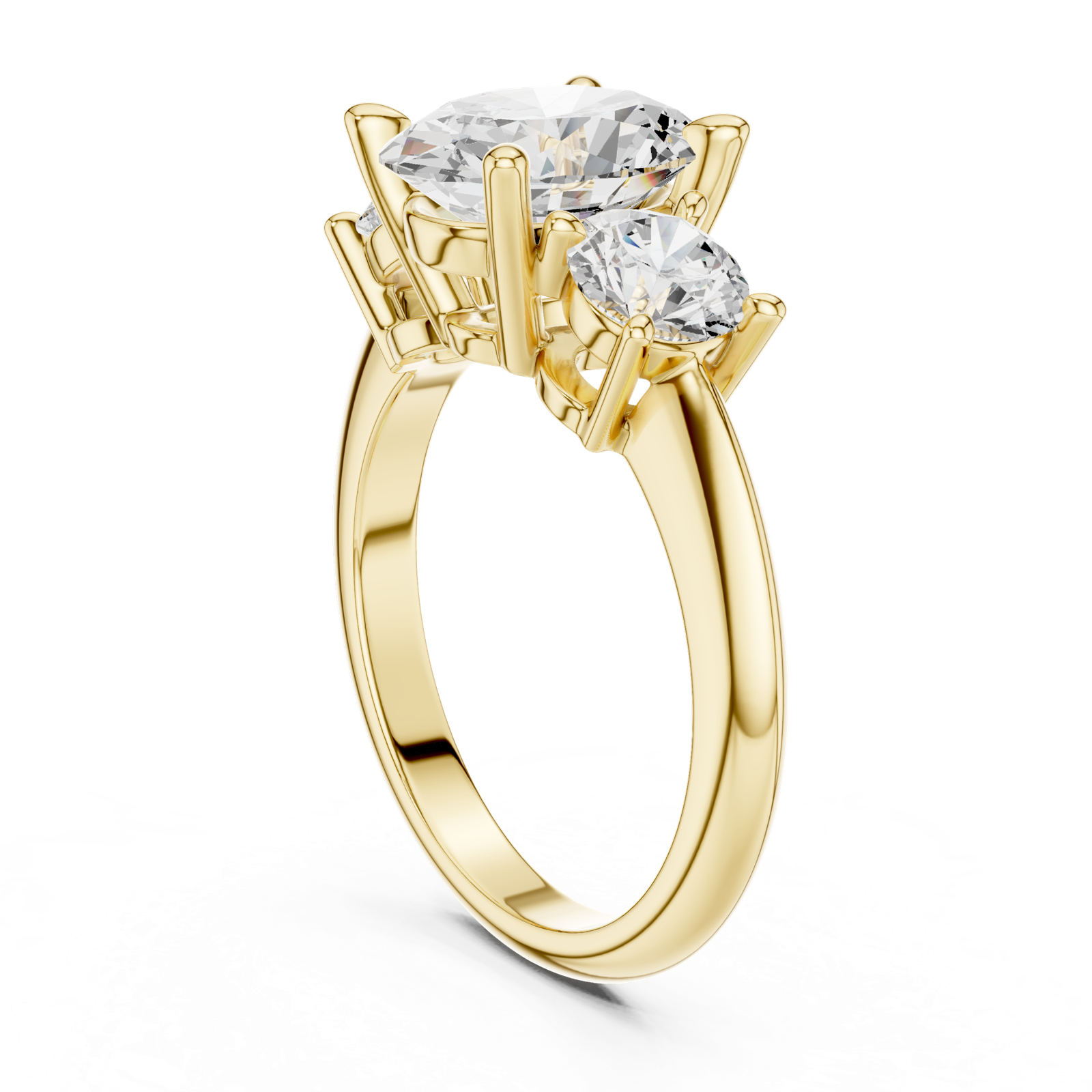 Gold Ring DDLR-902, Yellow Gold, view 1