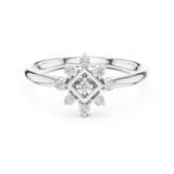Gold Ring 1 (414), White Gold, view 4