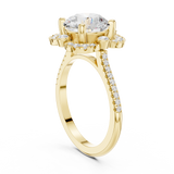 Gold Ring DDLR-331, Yellow Gold, view 1