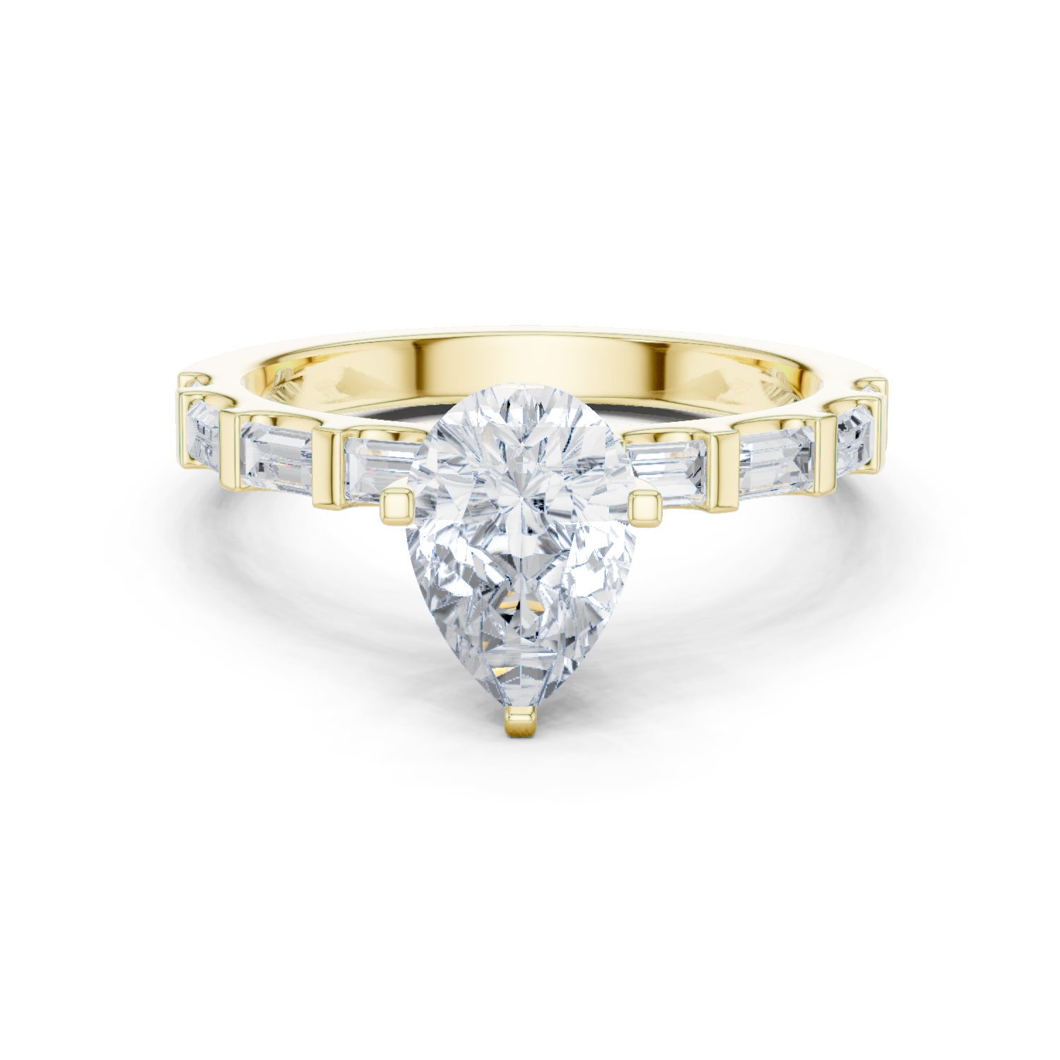 Gold Ring DDLR-1095, Yellow Gold