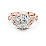 Gold Ring DDLR-440, Rose Gold, view 4