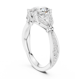 Gold Ring DDLR-936, White Gold, view 1