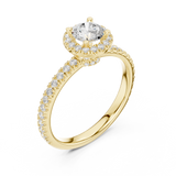 Gold Ring LR-0241, Yellow Gold, view 2