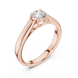 Gold Ring LR-0229, Rose Gold, view 2