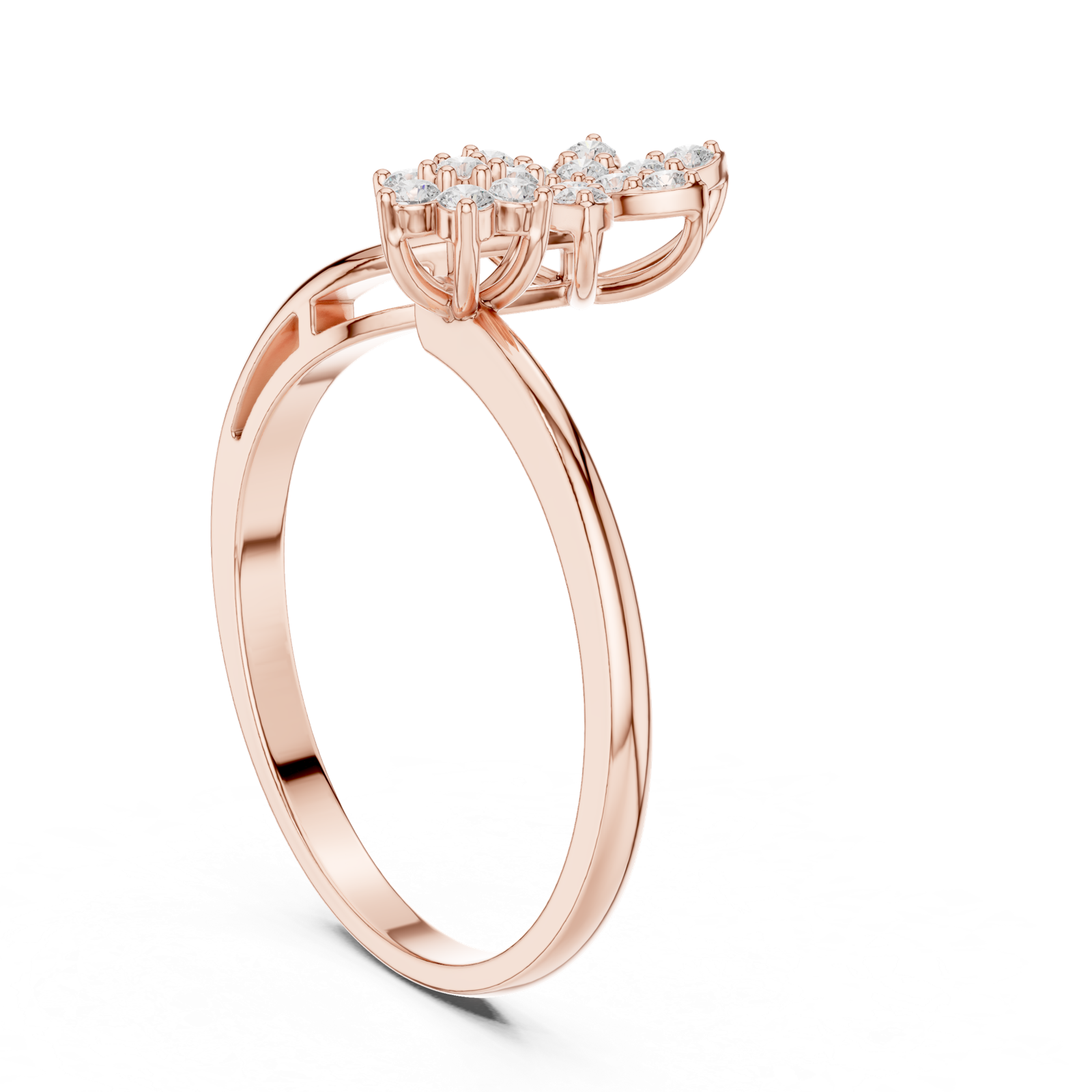 Gold Ring HLR-223, Rose Gold
