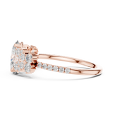 Gold Ring DDLR-1052, Rose Gold, view 3
