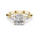 Gold Ring DDLR-196, Yellow Gold, view 4