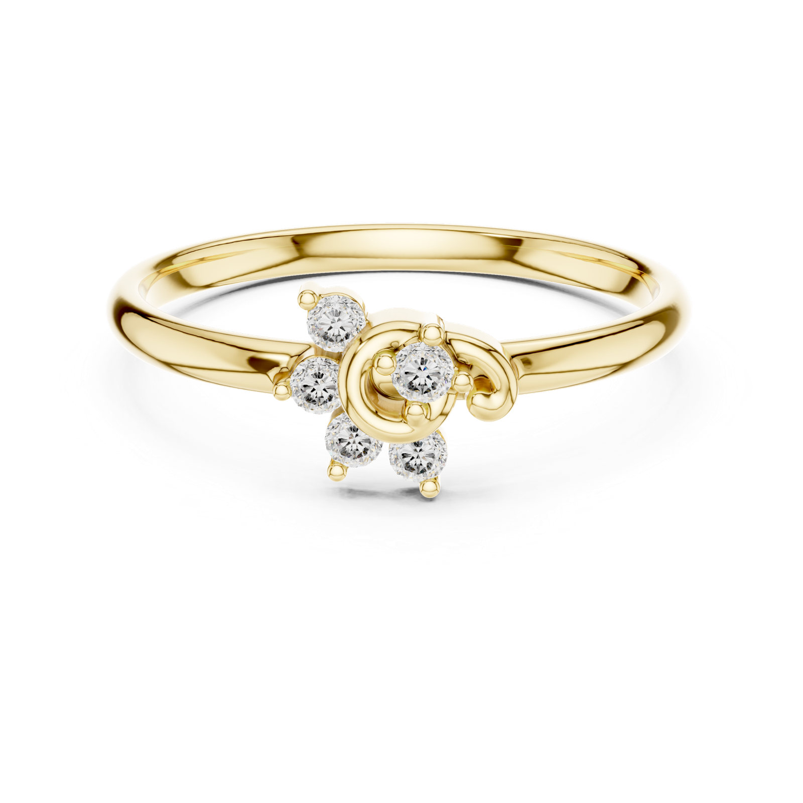 Gold Ring 1 (372), Yellow Gold, view 4