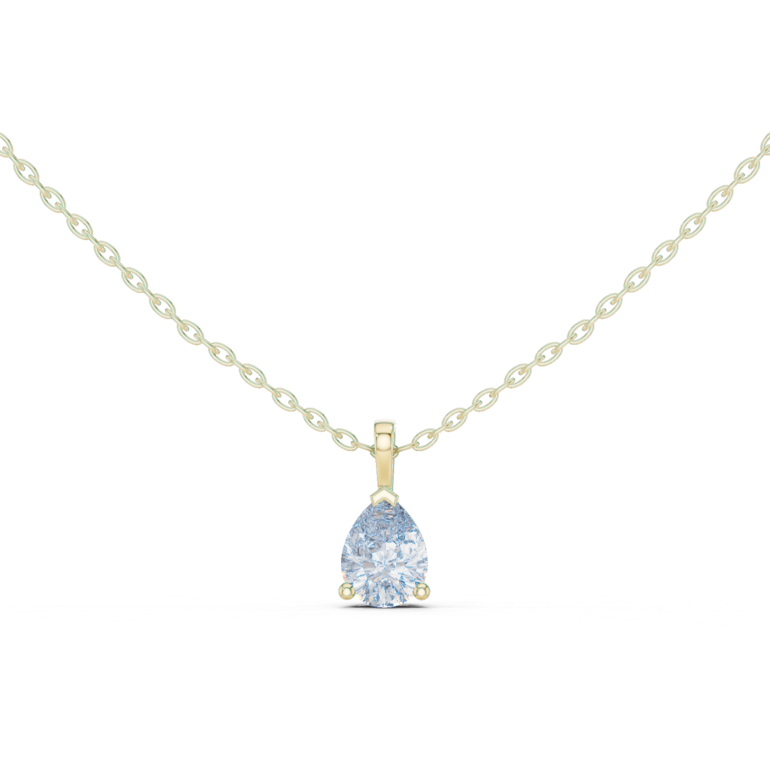 Gold Pendant GPD-0062, Yellow Gold
