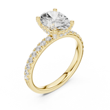 Gold Ring DDLR-851, Yellow Gold, view 2